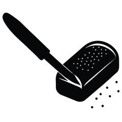 Professional Bread Cutter Knife Illustration for Baking and Cooking