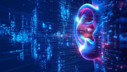 Digital ear immersed in data stream