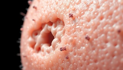 Fototapeta premium Microscopic View of Human Urethra: Detailed 3D Render