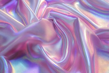 Obraz premium Soft, iridescent fabric drapes, studio shot