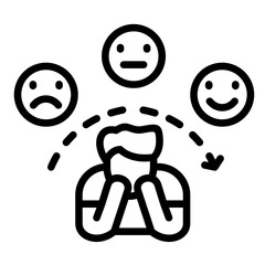 Obraz premium Emotional Regulation Icon