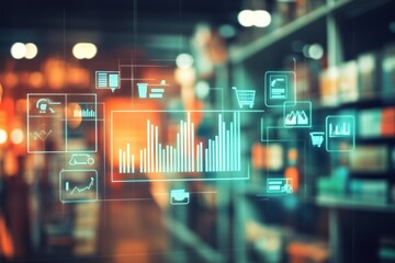 A creative graphic showcasing the growth of retail investing with bar charts and icons -