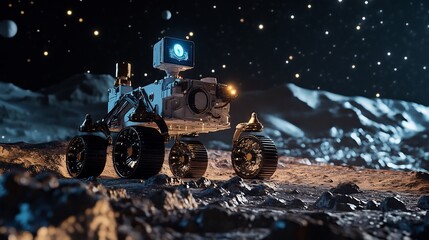 AI driven robotic space exploration 