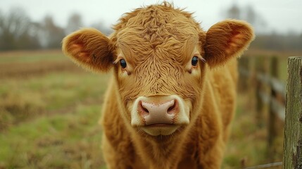 	Dairy cow with avian flu virus particles, symbolizing animal health risks and disease prevention.
