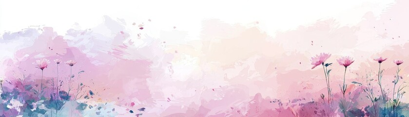 Obraz premium Nature blossom garden abstract art colorful background aesthetic view serenity and beauty