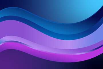 Abstract background with blue and purple waves on gradient background.