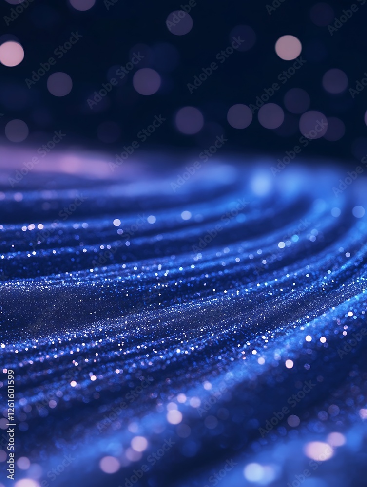 Poster a striking image featuring a network of interconnected fiber optics, showcasing vibrant colors and i