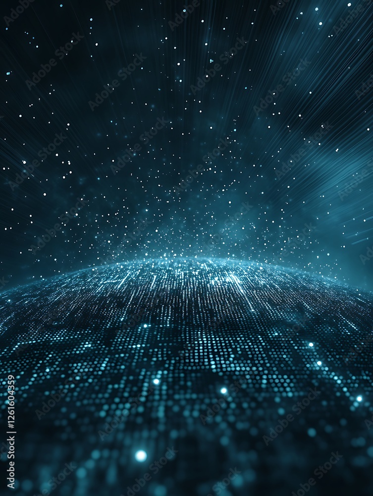Poster a hyper-modern e-commerce hub featuring massive holograms for a futuristic shopping experience.