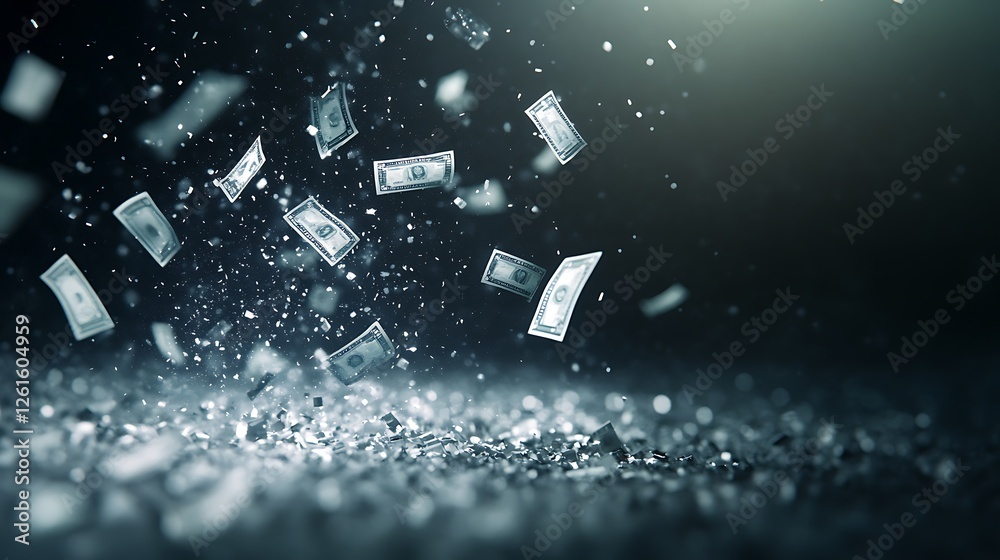 Aufkleber a modern ai-driven financial system concept illustrated with a digital image.