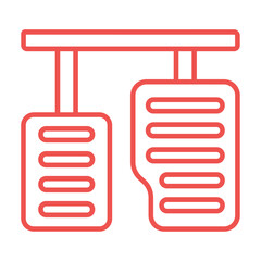 Brake Pedal Icon