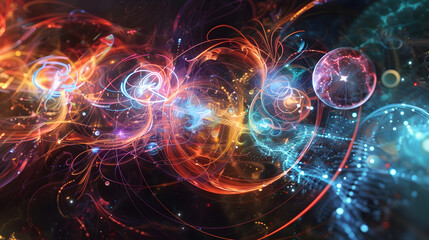 Digital Visualization of Complex Quantum Mechanics and Particle Interactions
