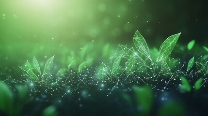 High-tech investment hub emphasizing sustainability and innovation in a modern setting.