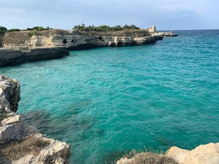 view of the coast of the mediterranean sea