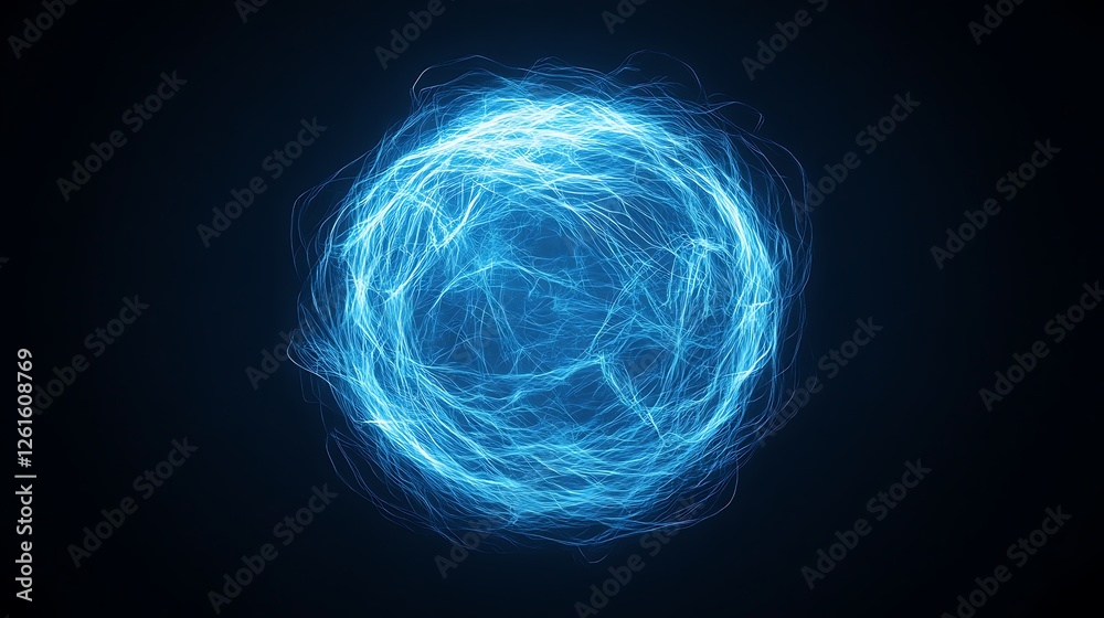 Aufkleber a vibrant holographic globe representing digital finance and technology concepts.