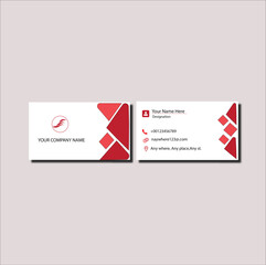 Modern and Professional Business Card Template Design.