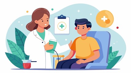 A glimpse into the human connection between healthcare provider and patient, as a nurse offers empathy and understanding to a man battling cancer.