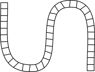 board game path outline