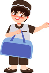 Illustration of Ramadan Characters