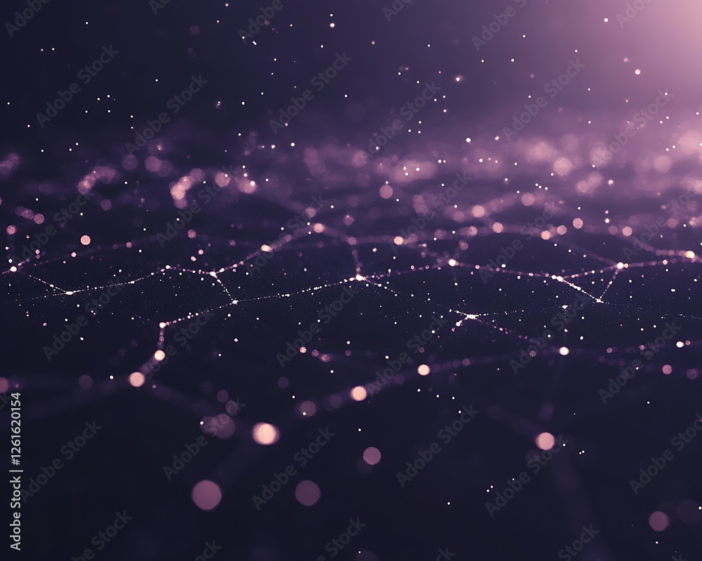 Fototapete a vibrant image representing a decentralized blockchain network concept.