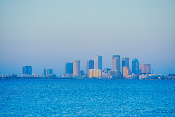 Obraz premium Tampa bay sunset sun set landscape