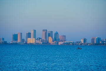 Fototapeta premium Tampa bay sunset sun set landscape