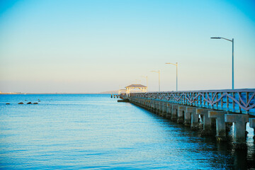 Obraz premium Tampa bay sunset sun set landscape