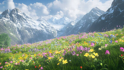 Fototapeta premium A Journey Through Stunning Landscapes