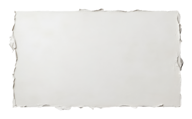 torn edge handmade paper, border and texture design concept