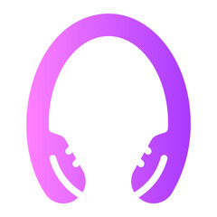 headphone gradient icon