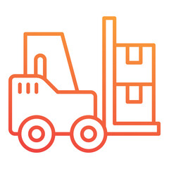 Obraz premium Forklift Icon