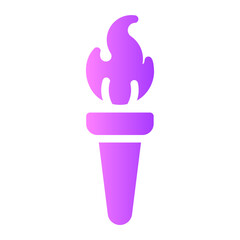 torch gradient icon
