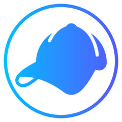 cap gradient icon