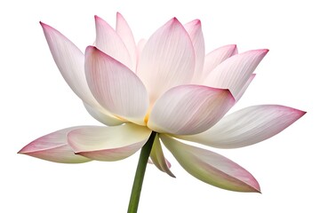 Fototapeta premium lotus flower isolated on white