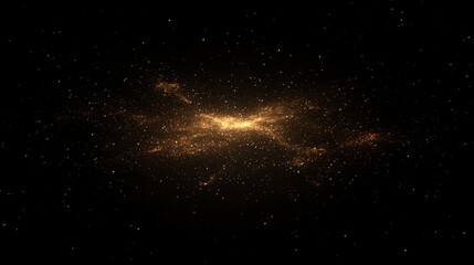 Obraz premium Glowing particle suspended in space, symbolizing a breakthrough in physics exploration.