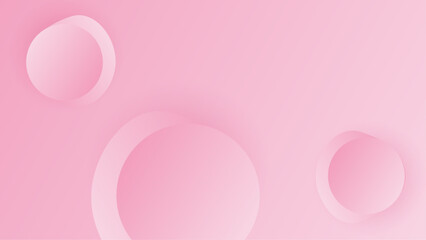 Modern geometric shapes wallpaper with rounds