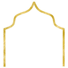 Golden Frame for Ramadan