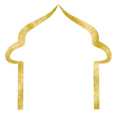 Golden Frame for Ramadan