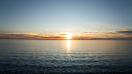 Obraz premium sunset in the sea