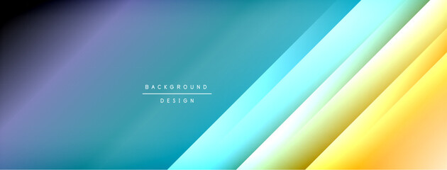 Dynamic shadow lines with gradient colors geometric background