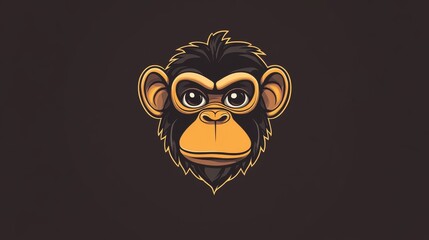 Fototapeta premium 49.Monkey mascot logo vector