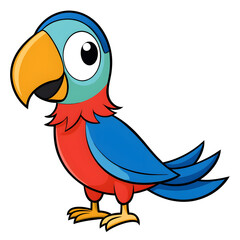Fototapeta premium blue and yellow macaw