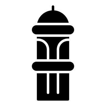 Minerat icon. Vector illustration. Symbols of Islamic architecture and mosques
