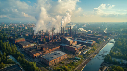 aerial view of the city of china