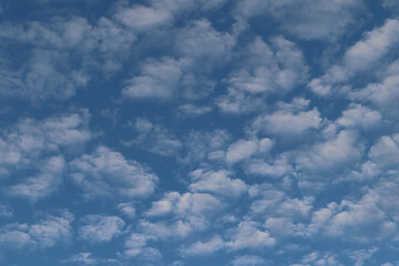 The sky is covered with clouds.