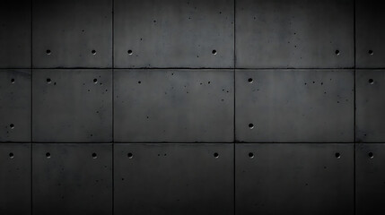 Geometric Concrete Panel Texture Dark Background Industrial Modern Building Material