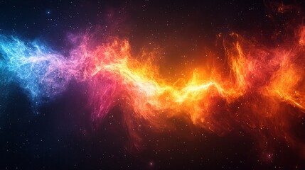 A beam of light divides into vibrant dimensions, symbolizing the mysteries of quantum exploration.