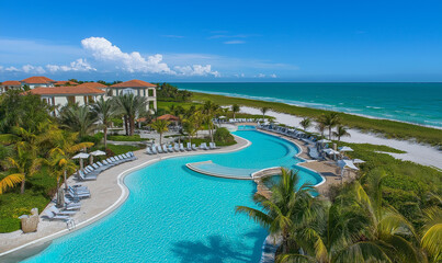 Modern Tropical Resort Featuring World-Class Amenities, Exquisite Design, and Service for a Luxurious Vacation Escape