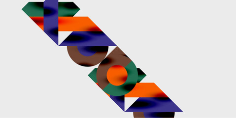 Vibrant abstract background circles with smooth gradients, creating a dynamic and modern design. Ideal for creative, tech, or contemporary-themed projects