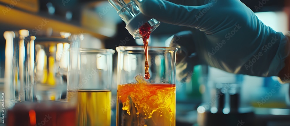 Poster lab experiment - mixing liquids