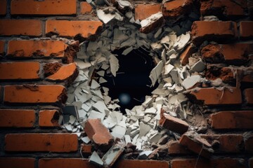 Integrity of the Brick Wall Compromised by Gaping Hole Facilitating Facile Passage Through Its Previously Impenetrable Surface